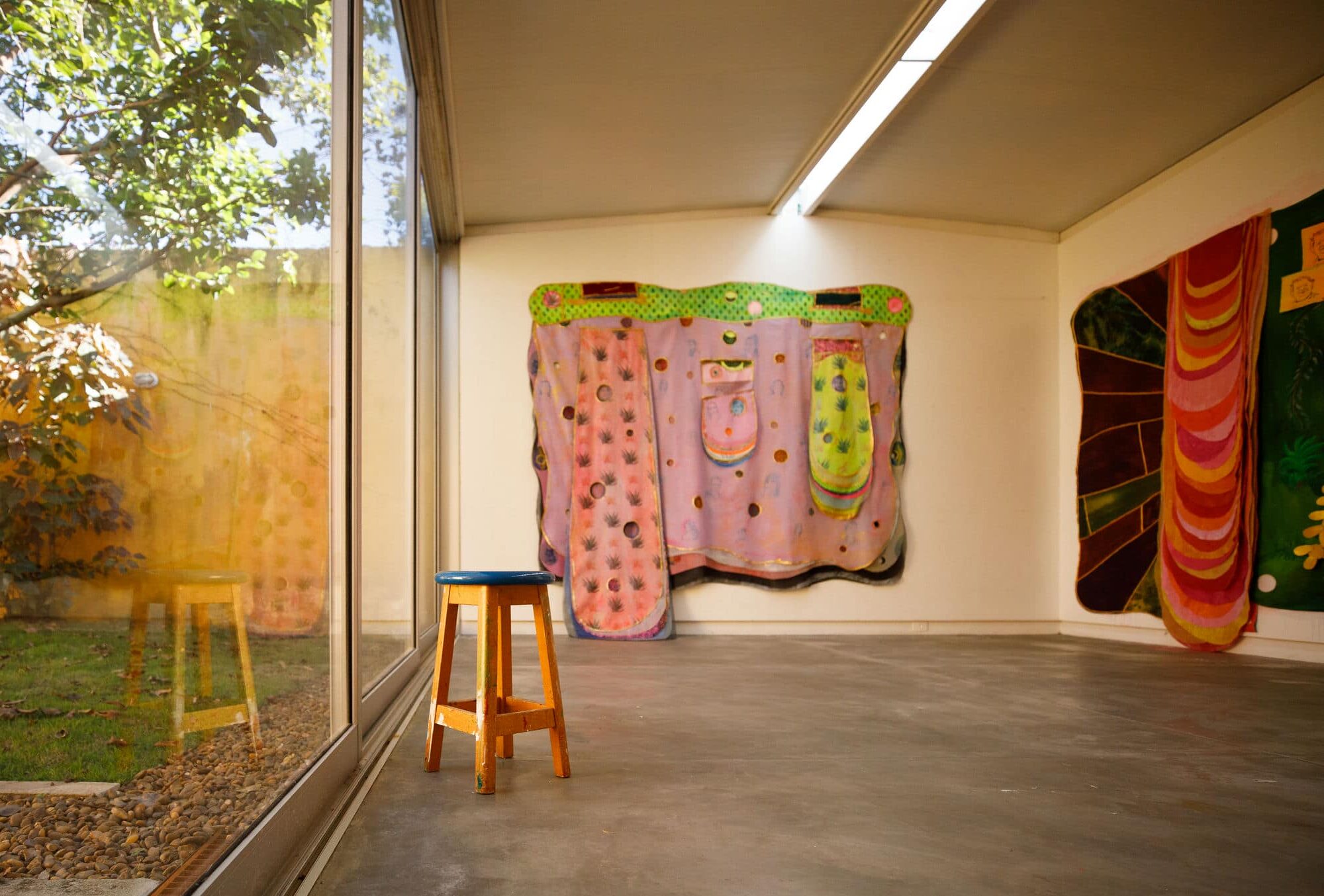 Leda Catunda’s Studio